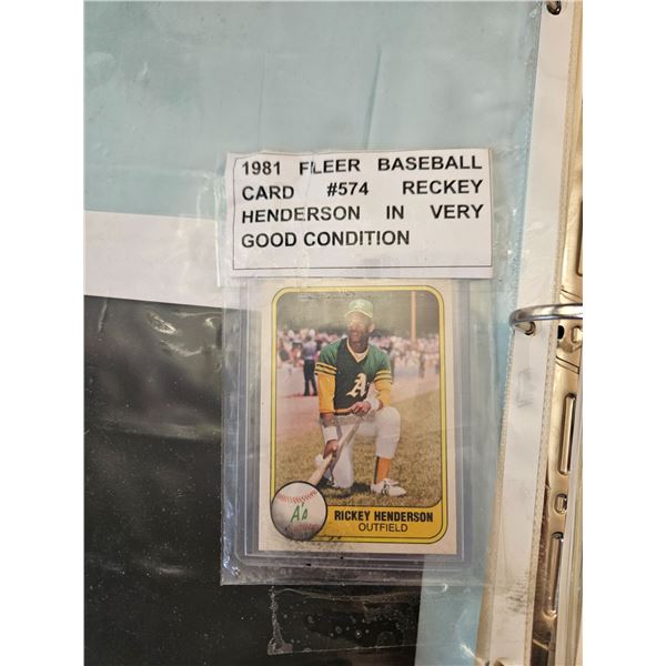 1981 Fleer Baseball card #574