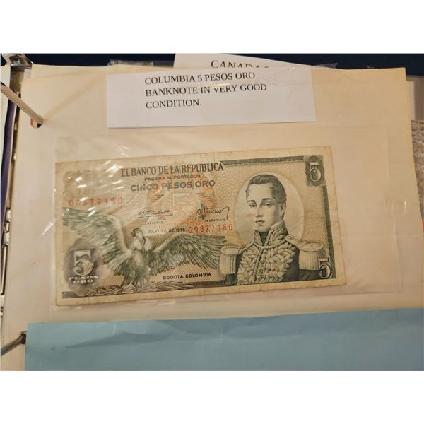 Columbia 5 pesos
