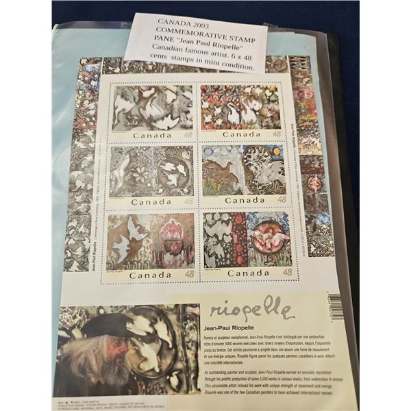 2003 Canada "Jean Paul Riopelle" stamps