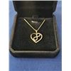 Image 3 : 22.0mm Infinity heart necklace- 18"long