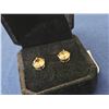 Image 3 : 2.0ct Champagne stud earrings