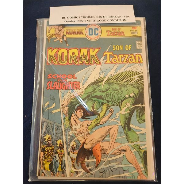 1975 Korak Son of Tarzan comic