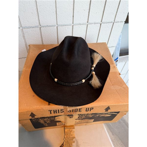 Stetson hat with box 7 1/4