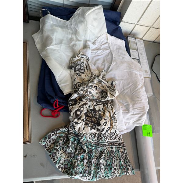 Medium clothing and drawstring bag