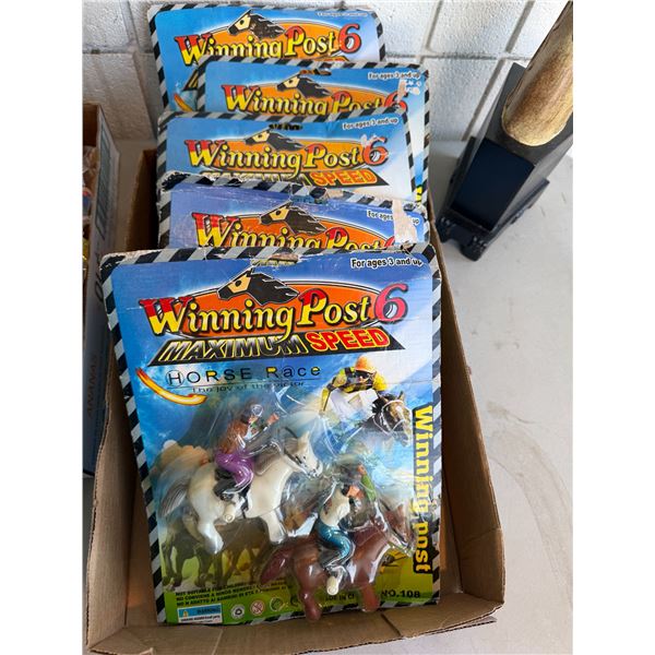 Winning post six maximum speed horse race wind up toys