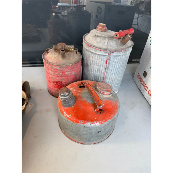 Vintage fuel containers