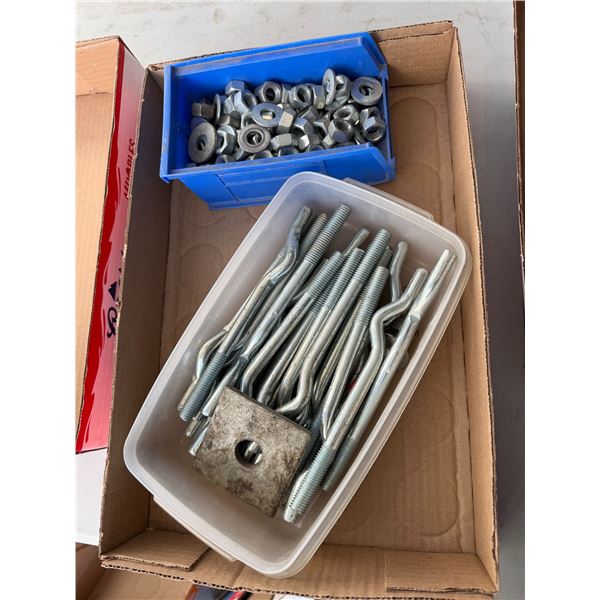 Washers, nuts, and other items
