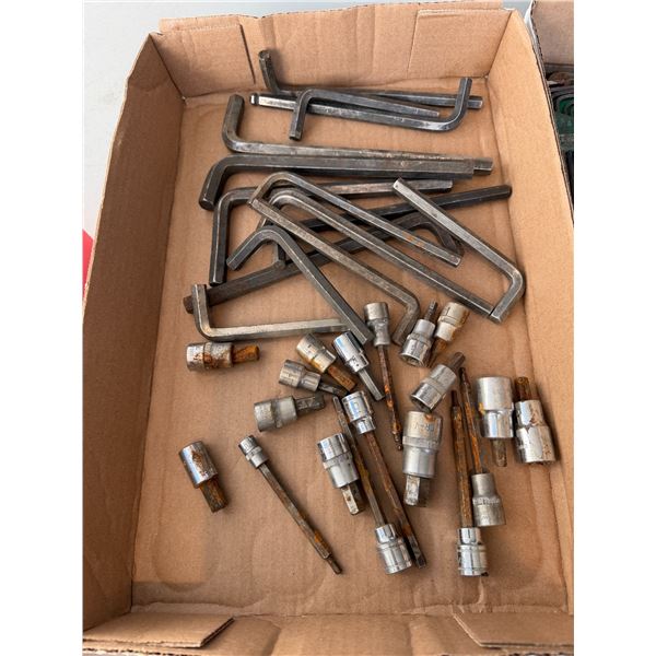Allen keys and socket