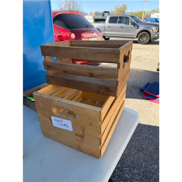 Wood crates