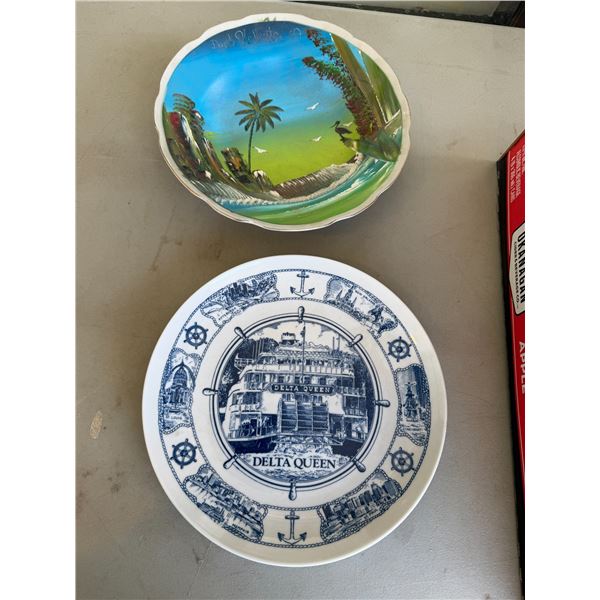 Delta, queen and other collectible plate and dish