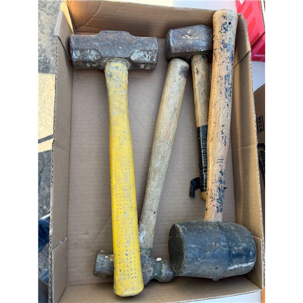 Rubber mallet and hammers