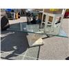 Image 2 : Glass top coffee table