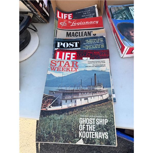 Star weekly life post McLeans and other magazines from the 60s