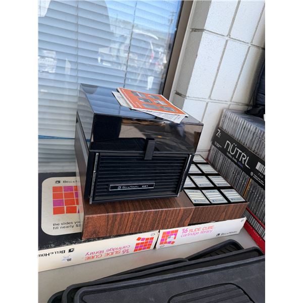 BELL and Howell 991 projector and slides