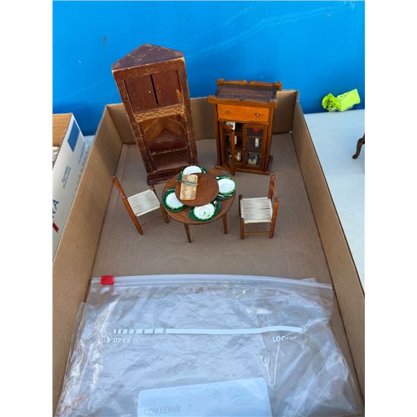 Antique doll furniture