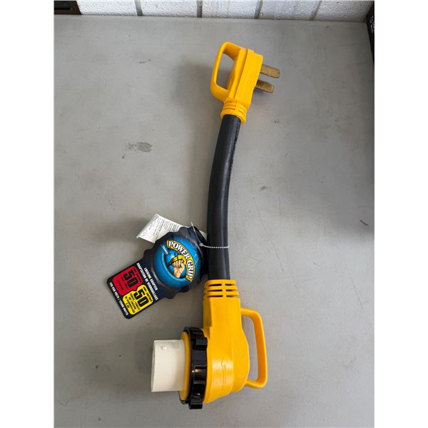 Power grip, locking adapter