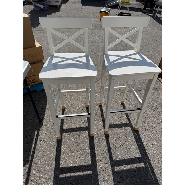 Pair of stools 29 1/2 inches to seat