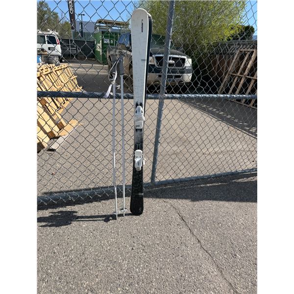 Skis and poles