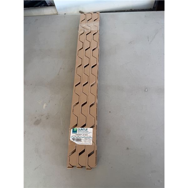 Horizontal plastic closure six pack