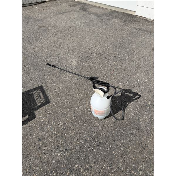 Sprayer with industrial soap