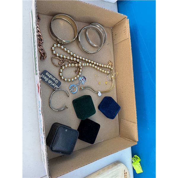 Assorted costume jewelry