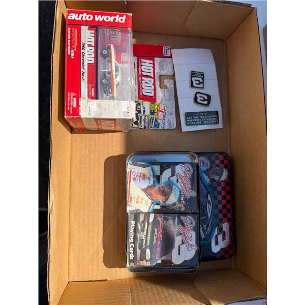1966 Chevy nova and playing cards, etc.