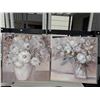 Image 1 : 2 floral artwork