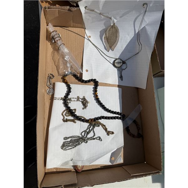 Assorted costume jewelry
