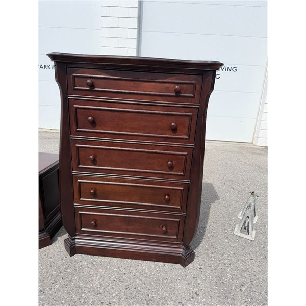 Dresser measures 40" x 19" x 55" tall