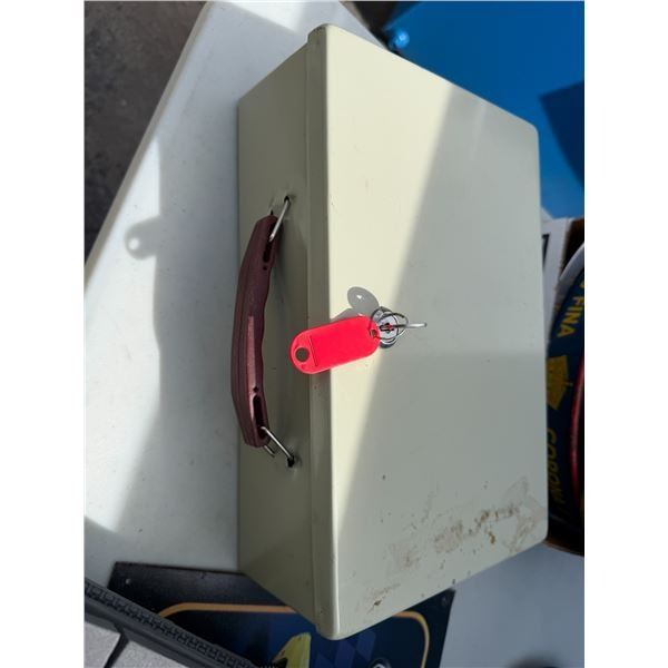 Lock box with key