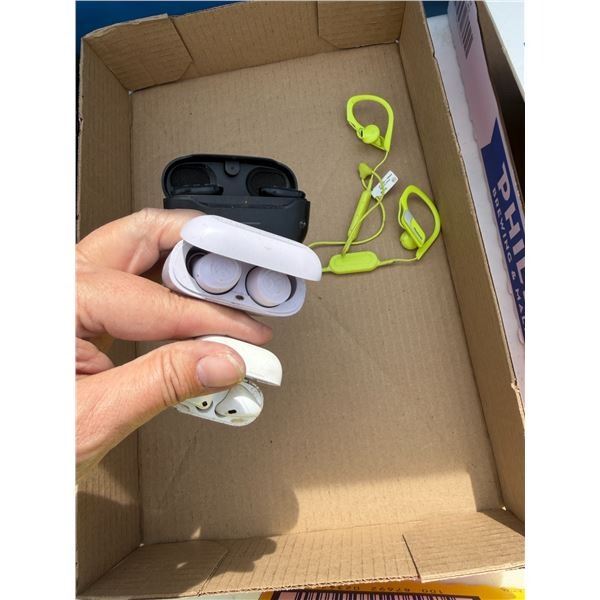 Assorted earbuds