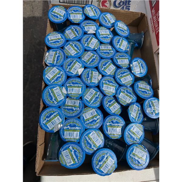 Blue raspberry jelly shooters must have valid ID