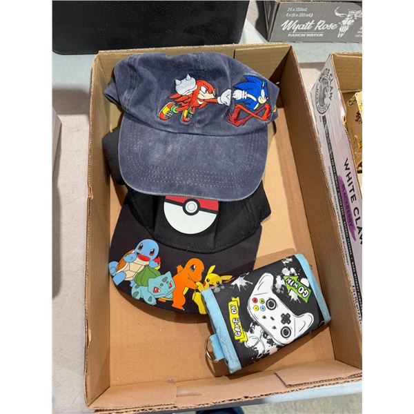 caps and wallet