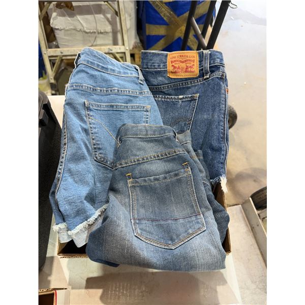 Jean shorts and skirt size small