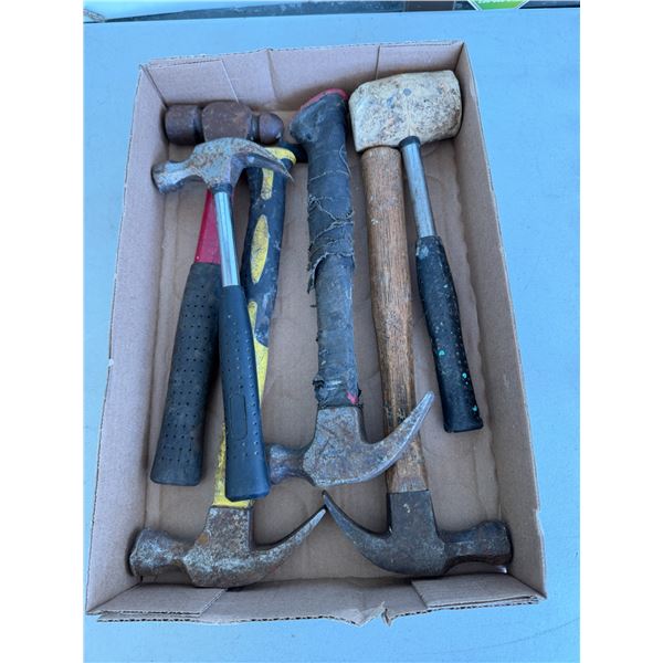 Rubber mallet and hammers