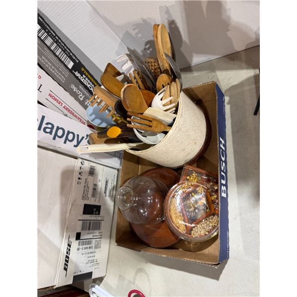 Kitchen, utensils, and other kitchen items