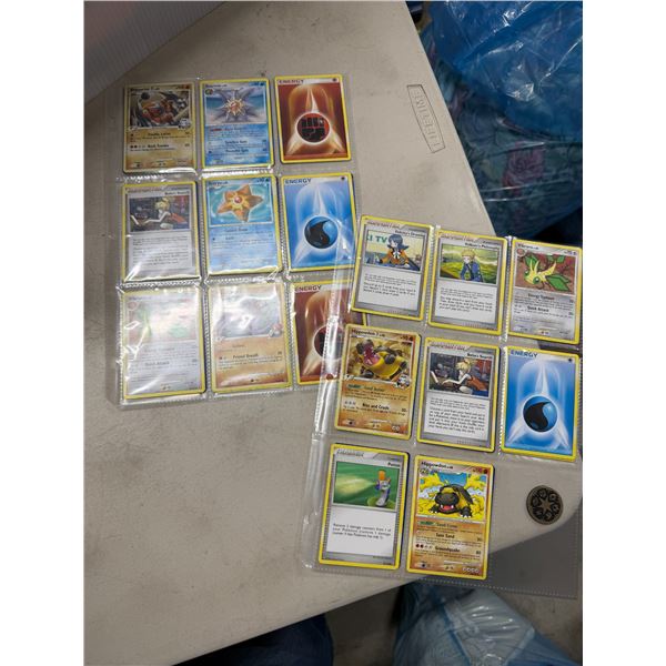 Pokémon cards and medallion