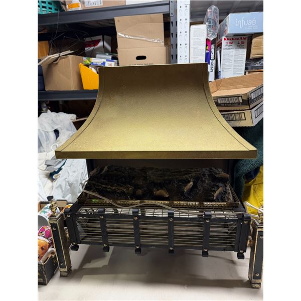 Vintage electric fireplace