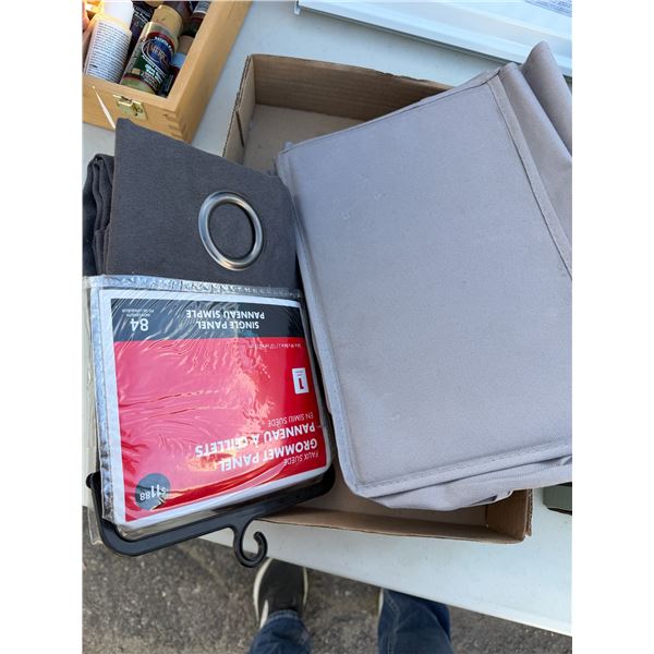 Organizer and grommet panel