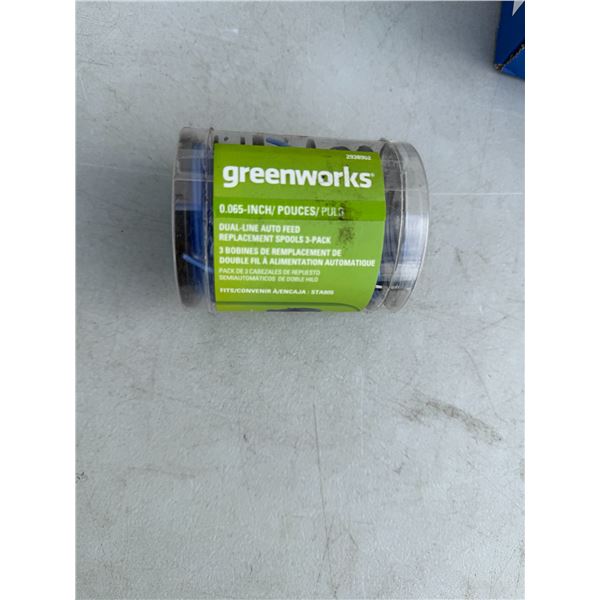 Green Works jewel line auto feed