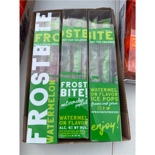 Frostbite watermelon flavored freezes must have valid ID