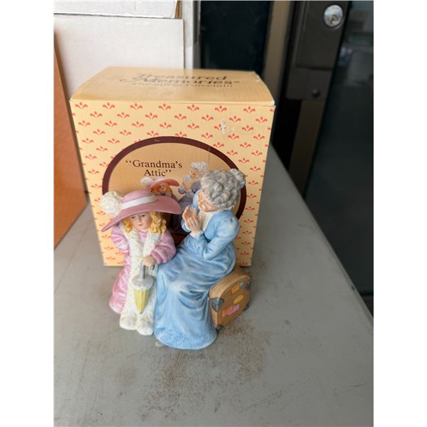 Treasure memories, grandma's attic figure