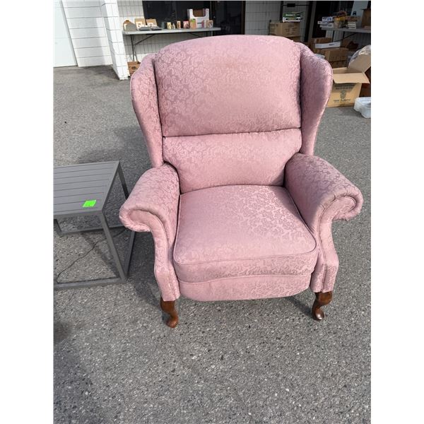 Reclining wingback chair