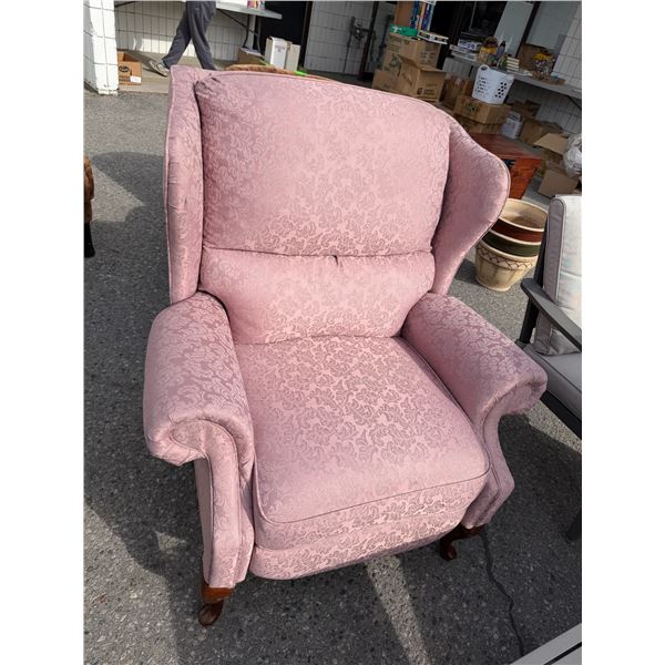 Reclining wingback chair