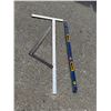 Image 1 : Drywall square level and other  square