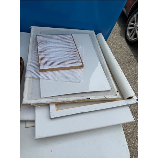 Painting, canvases, etc.