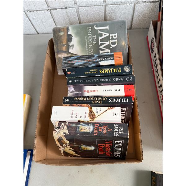 P. D. James books.
