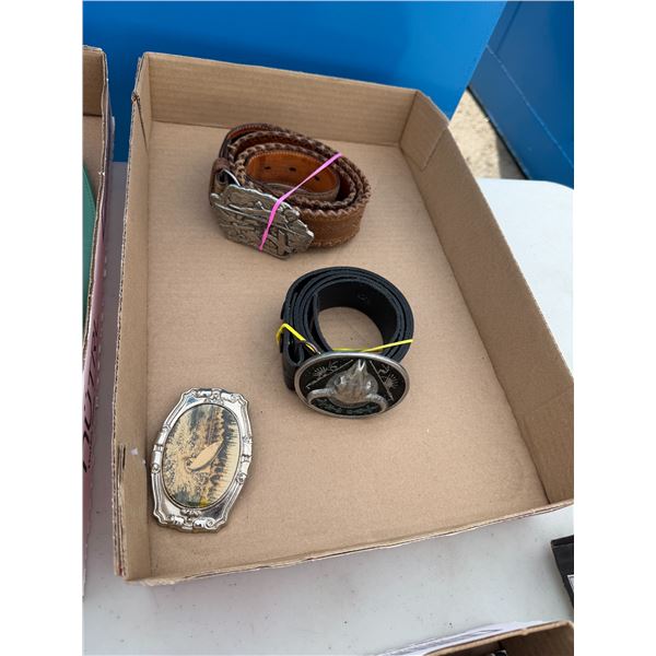 Belts and belt buckles
