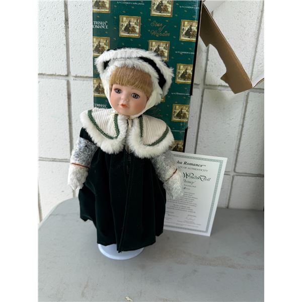 Trisha, romance star of wonder doll Whitney