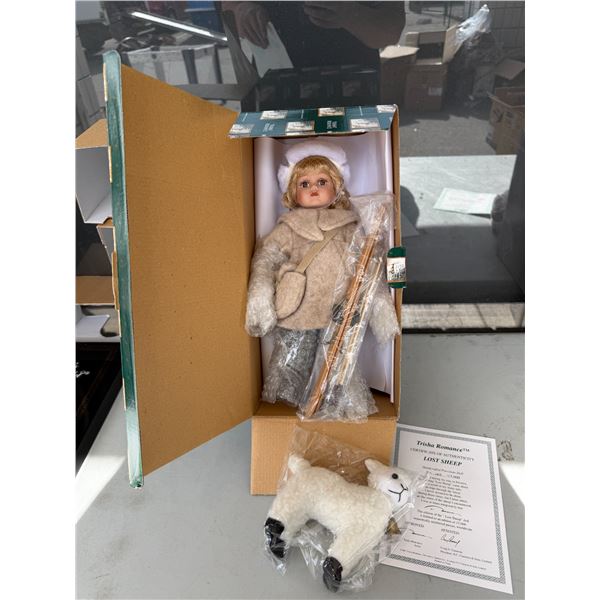 Trisha romance, lost sheep porcelain doll